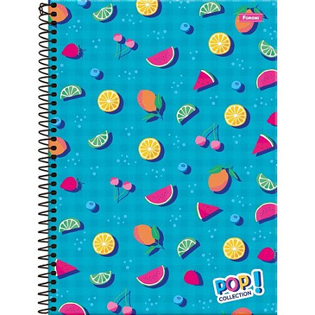 Caderno 01X1 Capa Dura POP Collection 96 Folhas