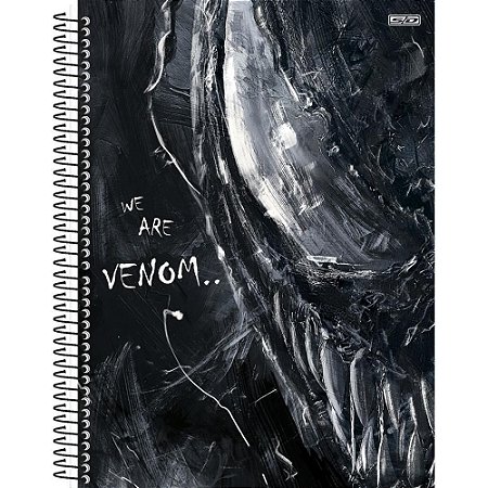 Caderno 01X1 Capa Dura Venom 80F