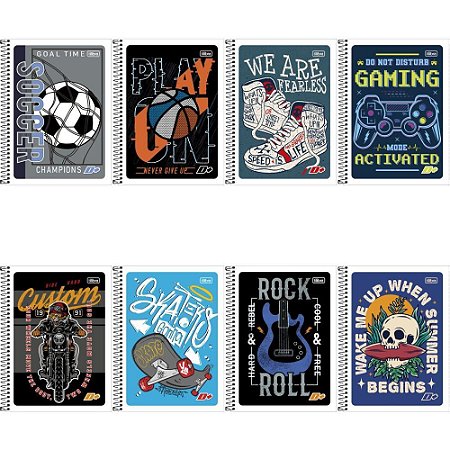 Caderno 01X1 Flexivel D+ 96 Folhas