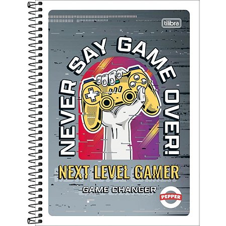 Caderno 01X1 Flexivel Pepper Masculino 80 Folhas