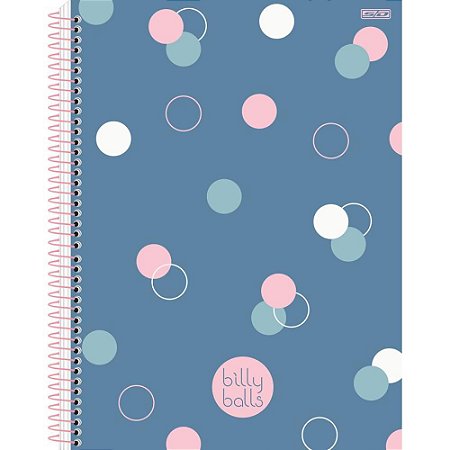 Caderno 10X1 Capa Dura BILLY BALLS B/A 160F
