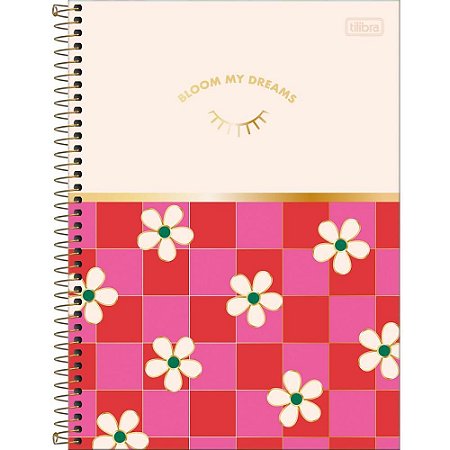 Caderno 10X1 Capa Dura CHECK POP 160FLS.