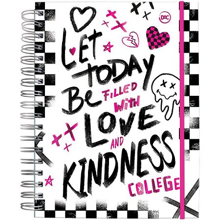 Caderno 10X1 Capa Dura College SMART 80F C/ELASTICO