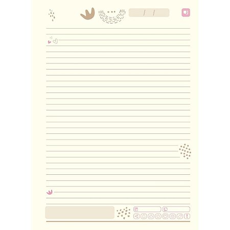 Caderno 10X1 Capa Dura LA Creme 160FLS. (7894494190131)