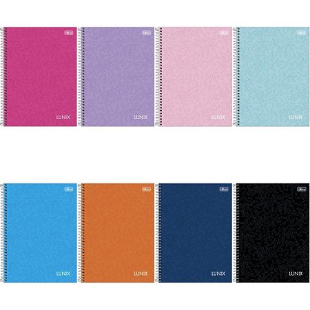 Caderno 10X1 Capa Dura Lunix 160FLS.