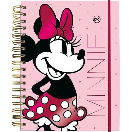 Caderno 10X1 Capa Dura Minnie SMART 80F.C/ELASTICO
