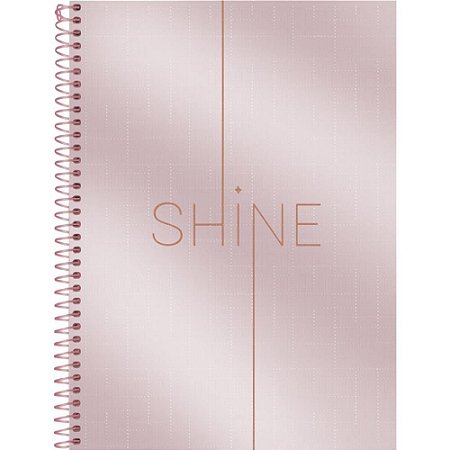 Caderno 10X1 Capa Dura Shine 160FLS.