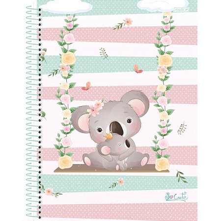 Caderno 10X1 Capa Dura SO Cute 160F