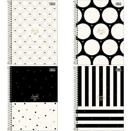 Caderno 10X1 Capa Dura WEST Village 160FLS.