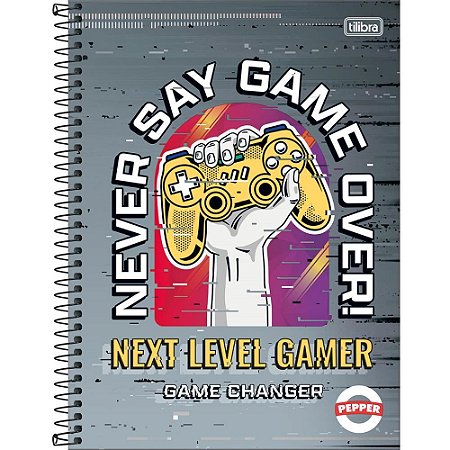 Caderno 12X1 Capa Dura Pepper Masculino 192 Folhas