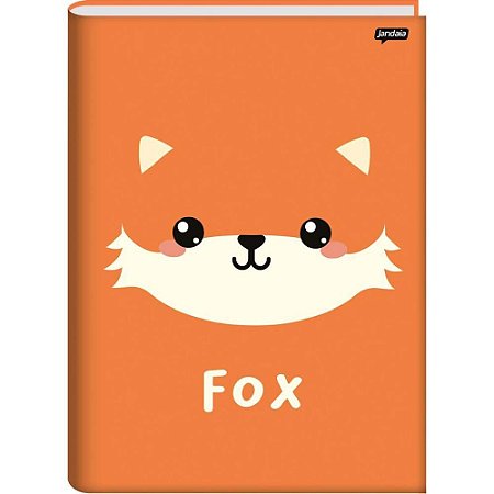 Caderno Brochura 1/4 Capa Dura Cute Animals 80FLS.