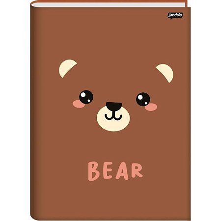 Caderno Brochurao Capa Dura Cute Animals 80FLS.