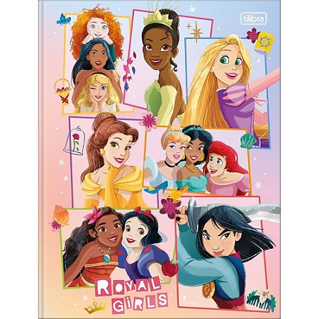 Caderno Brochurao Capa Dura Princesas 80FLS. PCT.C/05