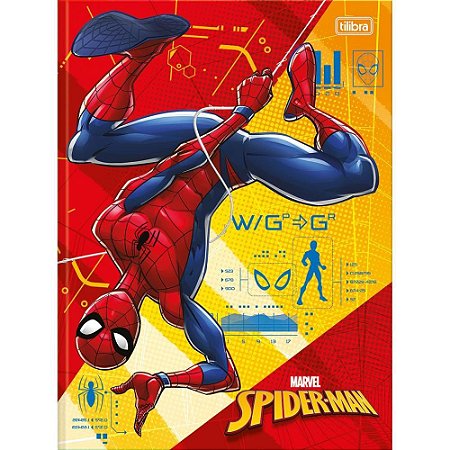 Caderno Brochurao Capa Dura SPIDER-MAN 80FLS. PCT.C/05