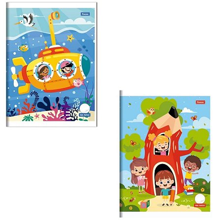 Caderno Brochurao sem Pauta 60FLS. PCTE C/10