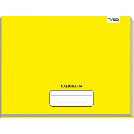 Caderno Caligrafia Capa Dura Liso 96F 1/4 Broch.horiz.amar.