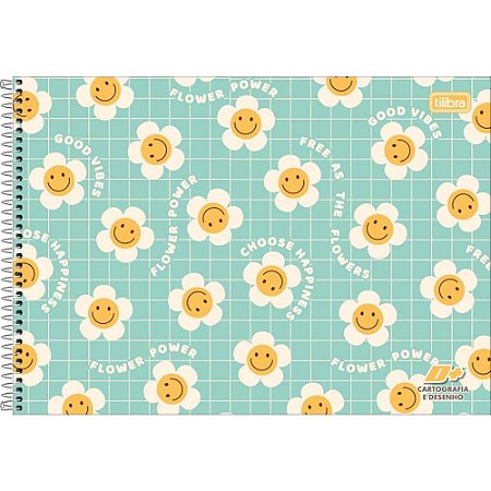 Caderno Desenho UNIV Capa Dura D+ FEM.96FLS.UNIV.ESP.HORIZ.