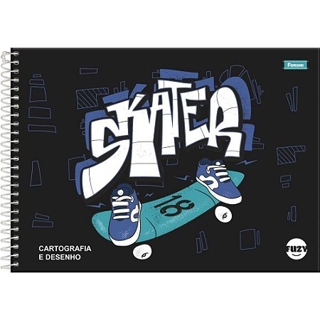 Caderno Desenho UNIV Capa Dura FUZY 80FLS.