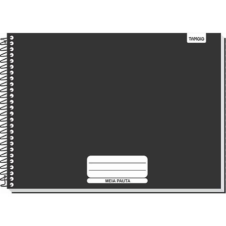 Caderno Desenho UNIV Capa Dura Meia Pauta 96F Neutro