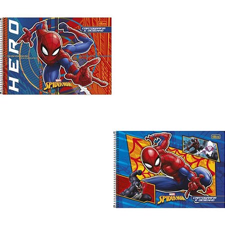 Caderno Desenho UNIV Capa Dura SPIDER-MAN 80FLS.