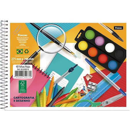 Caderno Desenho Universitario 48FLS. S/SEDA