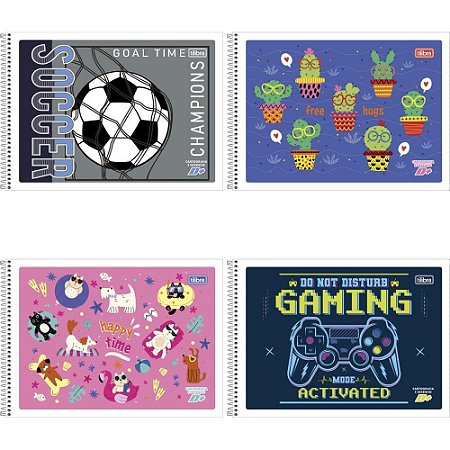 Caderno Desenho Universitario D+ 48F Espiral