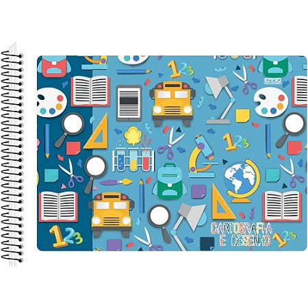 Caderno Desenho Universitario Duplex Espiral 48F Flexivel