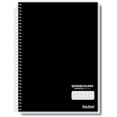 Caderno Quadriculado 1/4 7X7MM 80F Espiral Office CD