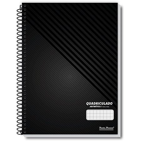 Caderno Quadriculado Univers. 7X7MM 80F Espiral Office CD