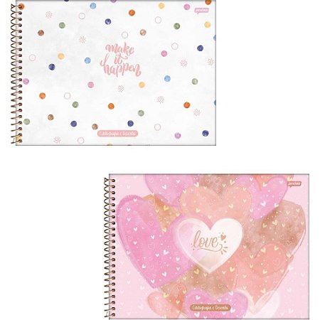 Caderno Desenho UNIV Capa Dura LA Creme 80FLS.
