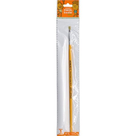 Pincel Artesanal Chato 815 N.0 Amarelo BL.C/1