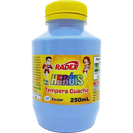 Tinta Guache 250ML Azul Claro