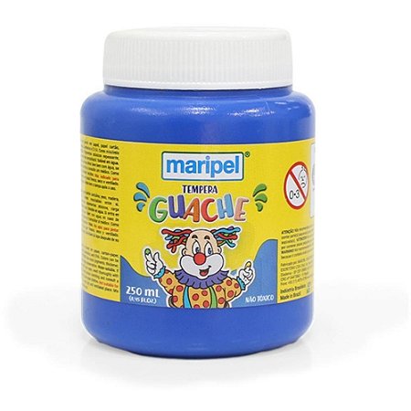 Tinta Guache 250ML Azul Escuro (67897731141172)