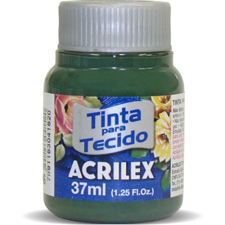 Tinta para Tecido Fosca 37ML Verde Pinheiro UNID - 546