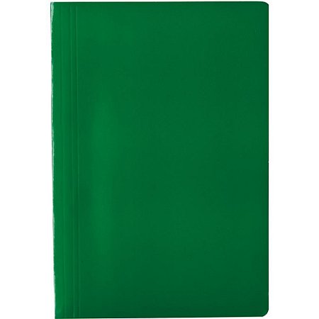 Pasta Grampo Trilho Papel Oficio Verde Delloplex