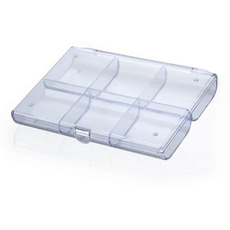 Organizador Caixa C/6 DIV. Cristal