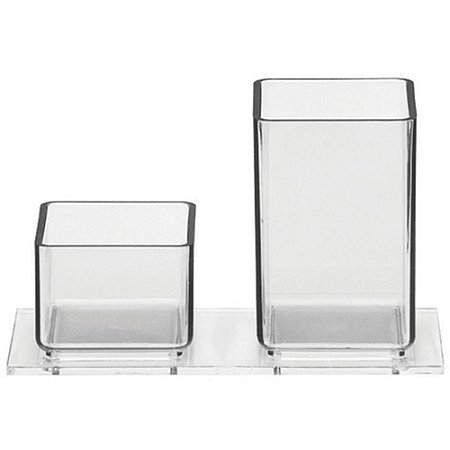 Acessorio para Mesa LAPIS/CLIPS Acrilico Cristal