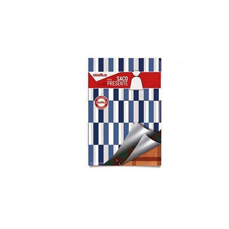 Saco Metalizado 35X55CM Masculino Sortidos