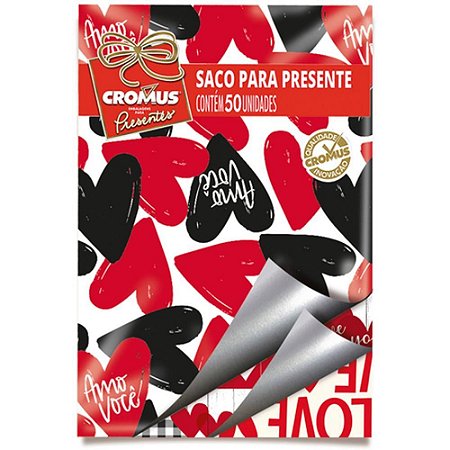 Saco Metalizado 60X90CM Perolado Romantico 60X90CM (S)