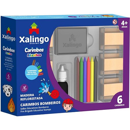 Carimbo Pedagogico Bombeiros 6PCS