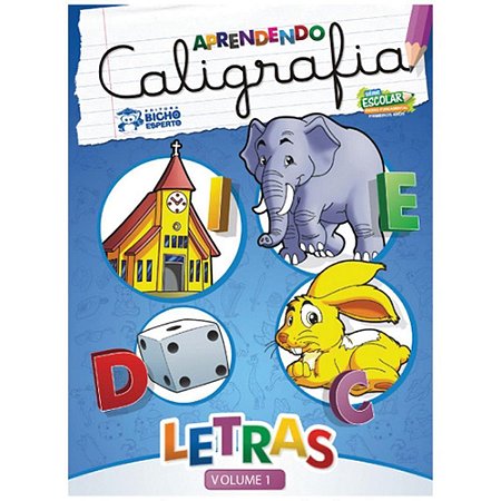 Livro Pedagogico Caligrafia N.1 Letras 24PAG. 20X27CM.
