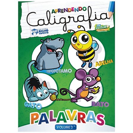 Livro Pedagogico Caligrafia N.2 Palavras 24PAG. 20X27CM