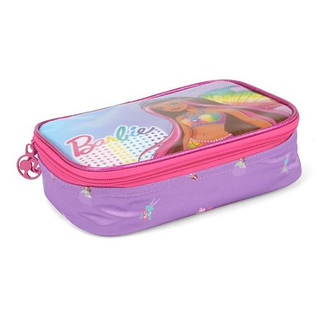 Estojo Tecido Barbie GD 1ZIPER VL
