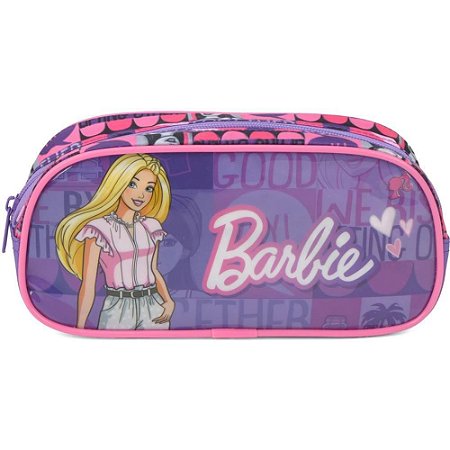Estojo Tecido Barbie GD 1ZIPER VL (6931759218184)