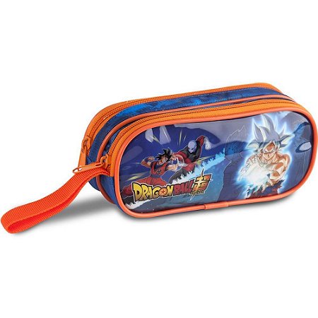 Estojo Tecido Dragon BALL Z 2ZIP. AZ/LJ
