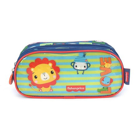 Estojo Tecido FISHER-PRICE GD 2ZIPERES VM