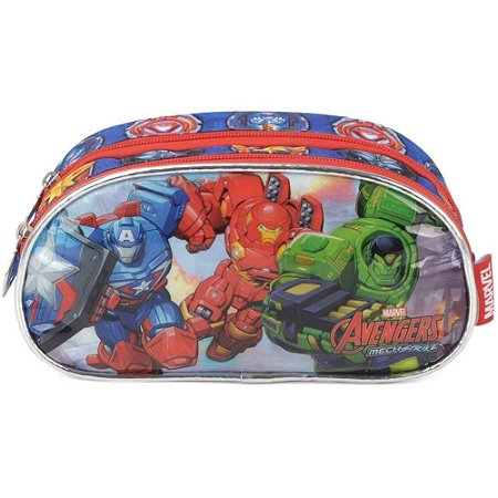 Estojo Tecido THE Avengers GD 2ZIPERES AZ