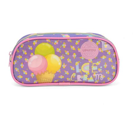 Estojo Tecido UP4YOU Sorvete GD 1ZIPER RS