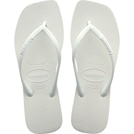 Chinelo Havaianas Feminino SLIM Square 33/4 Branco