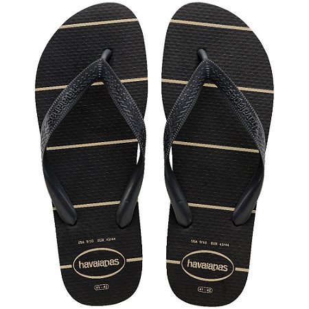 Chinelo Havaianas Masculino Color Essencial 37/8 Preto